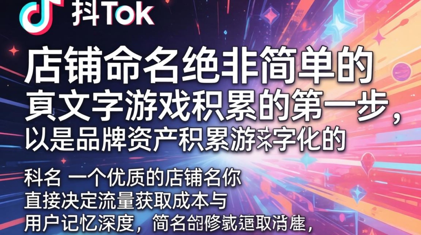 TikTok店铺取名技巧有哪些