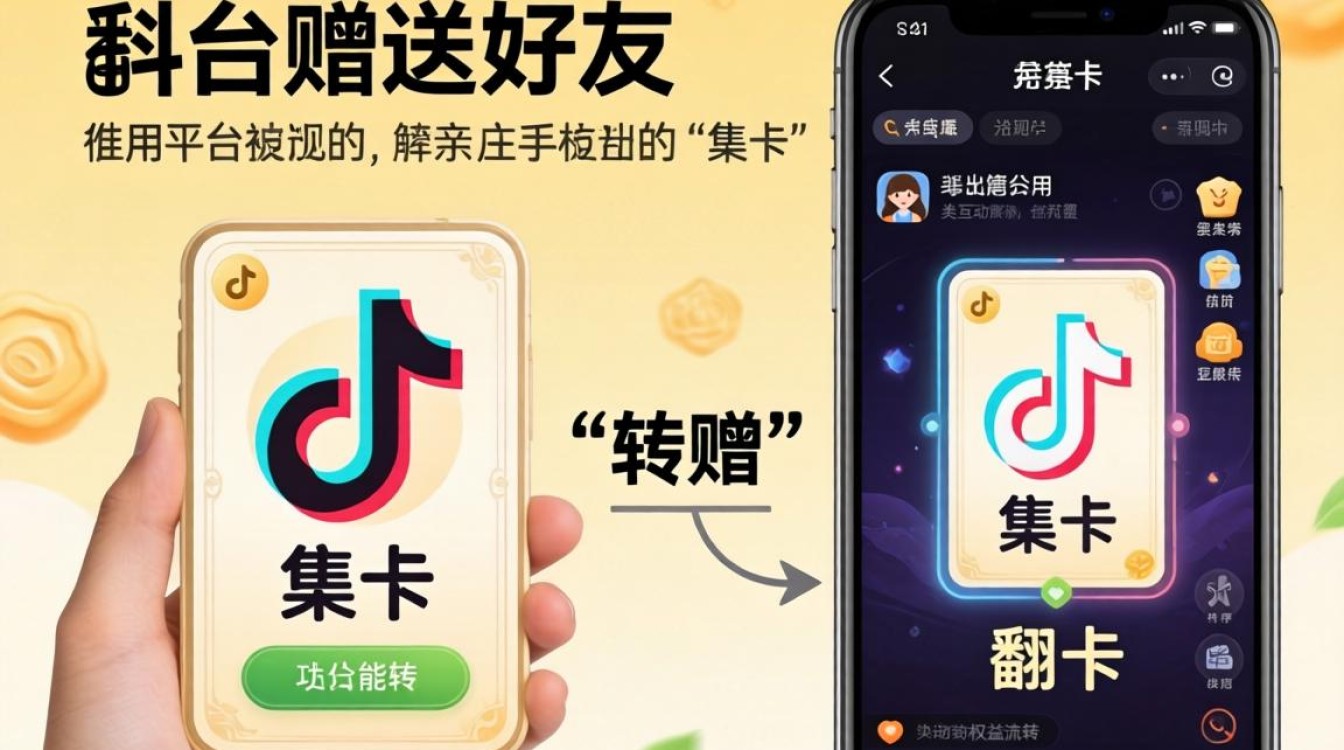 抖音多余卡赠送操作步骤详解