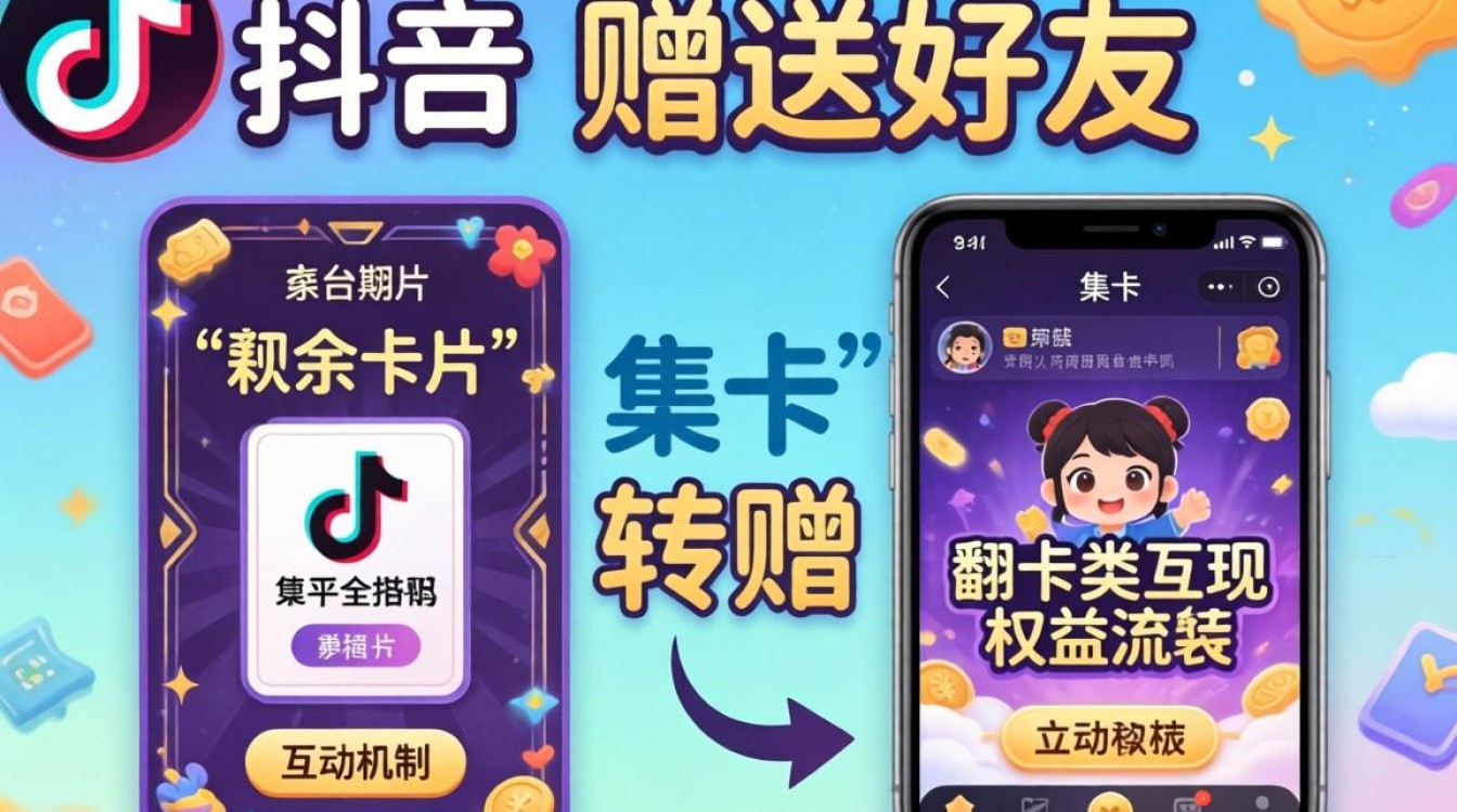 抖音多余卡赠送操作步骤详解