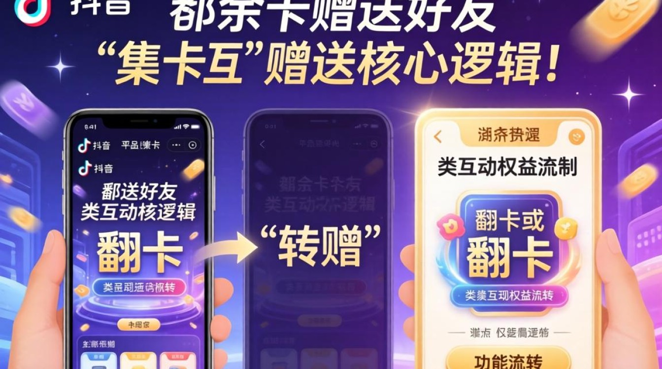 抖音多余卡赠送操作步骤详解