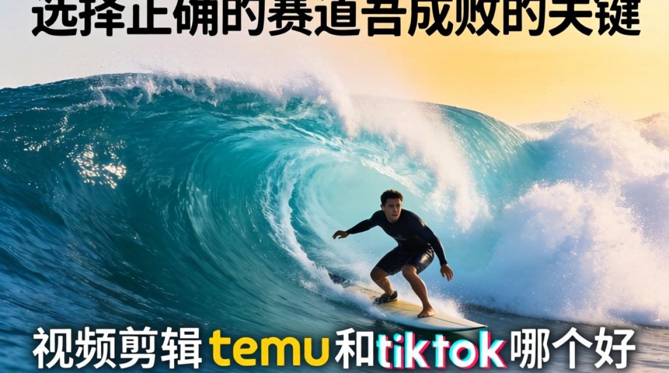 视频剪辑temu和tiktok哪个好