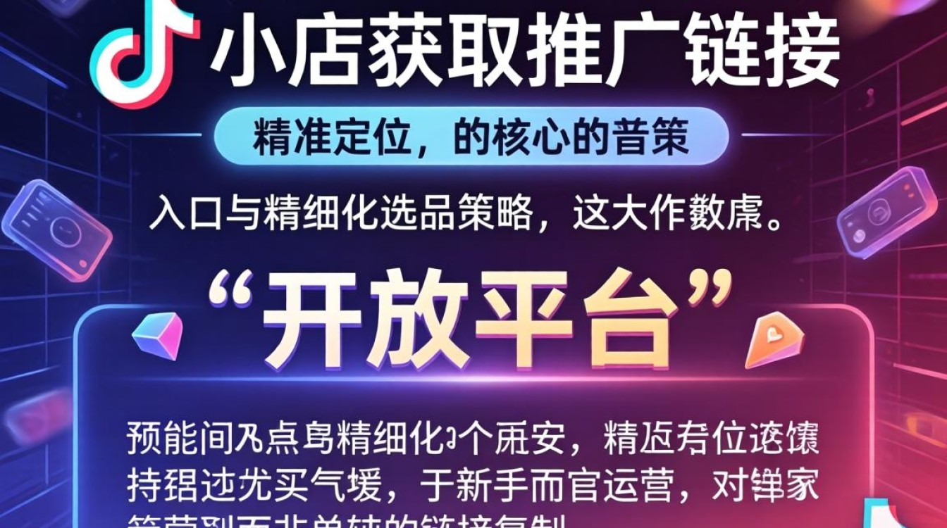 TikTok小店如何获取推广链接