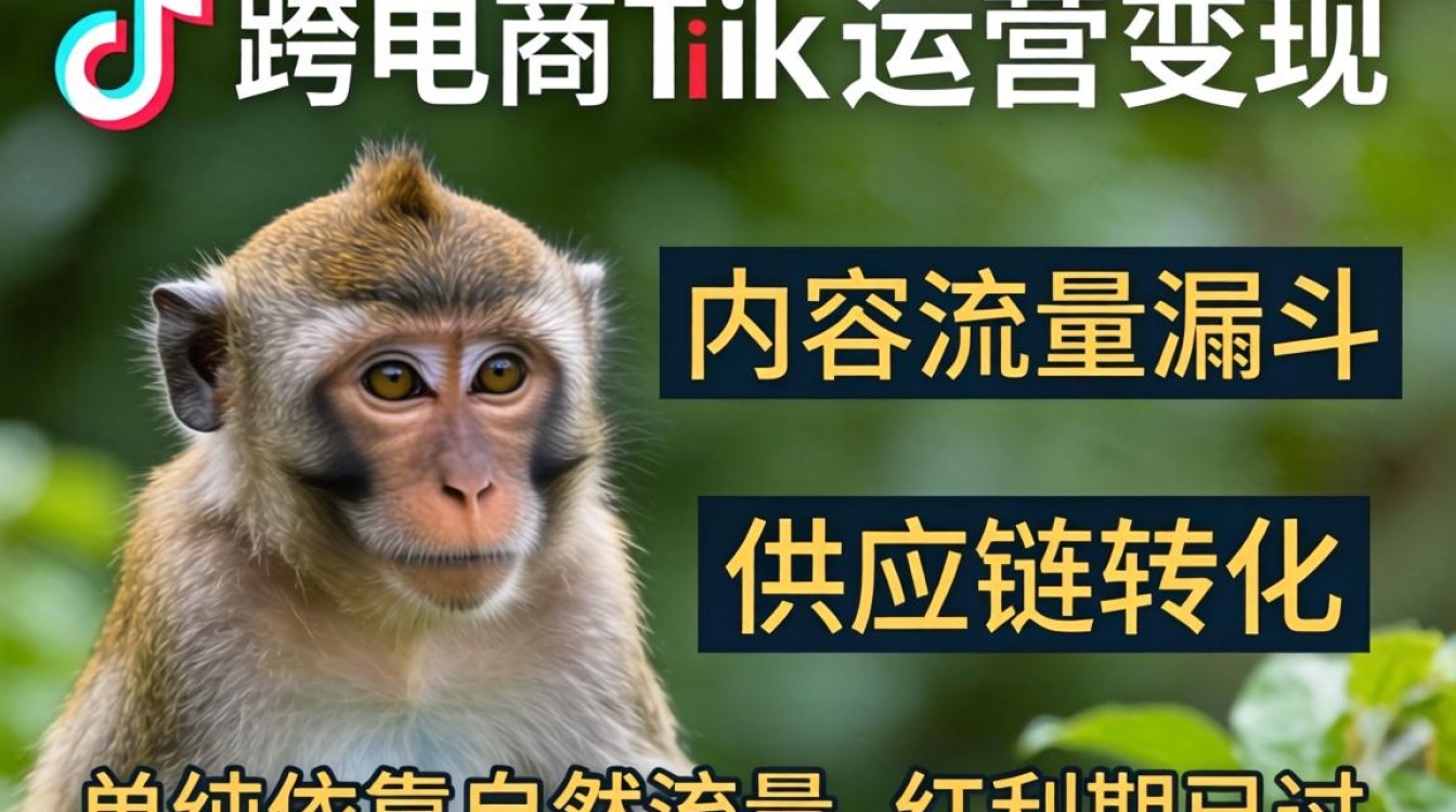 短视频猴子跨境电商tiktok运营变现全攻略