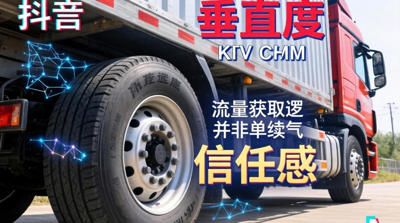 货车轮胎抖音账号如何快速涨粉