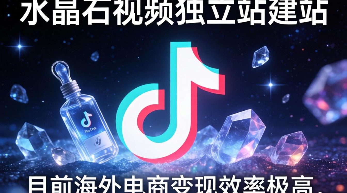 TikTok水晶石视频怎么做?独立站建站海外电商指南 TikTok水晶石视频怎么做