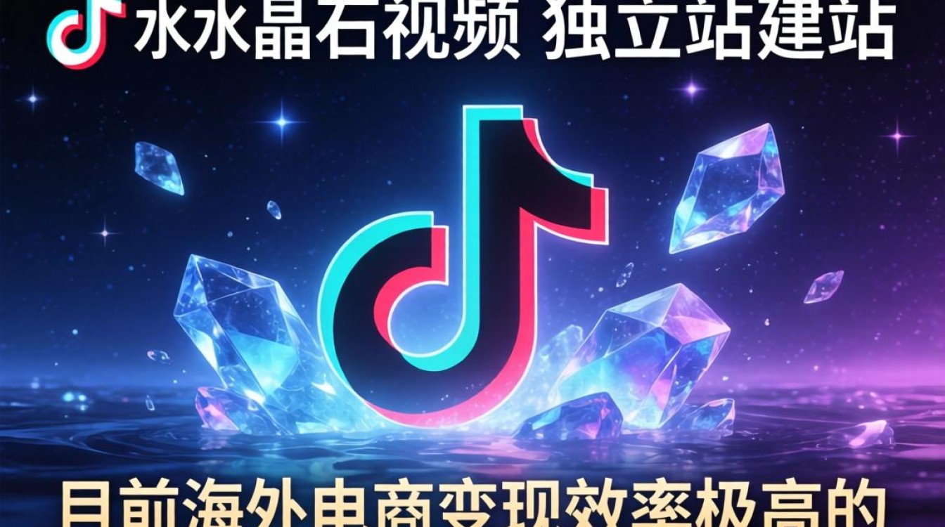 TikTok水晶石视频怎么做?独立站建站海外电商指南 TikTok水晶石视频怎么做