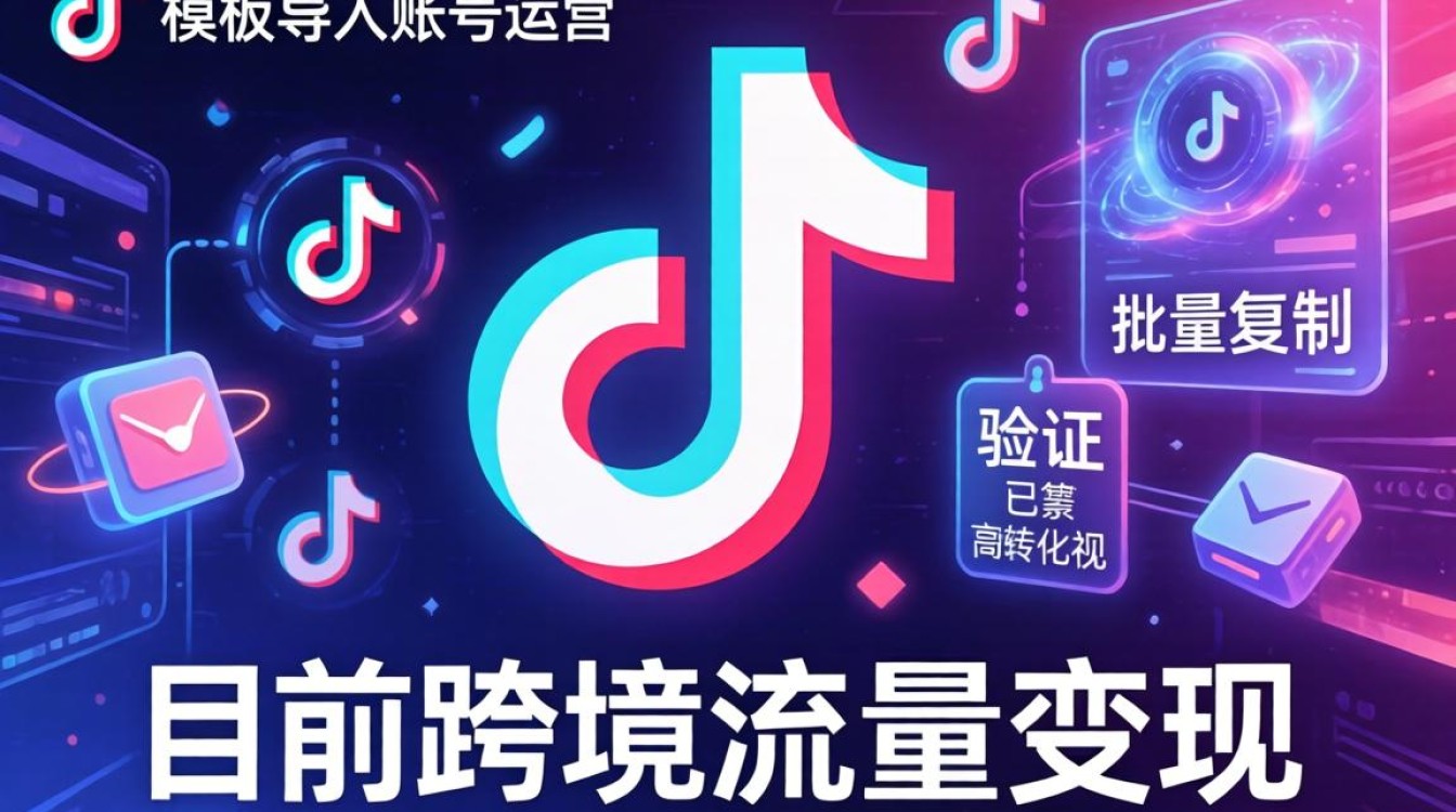 TikTok模板导入账号怎么变现