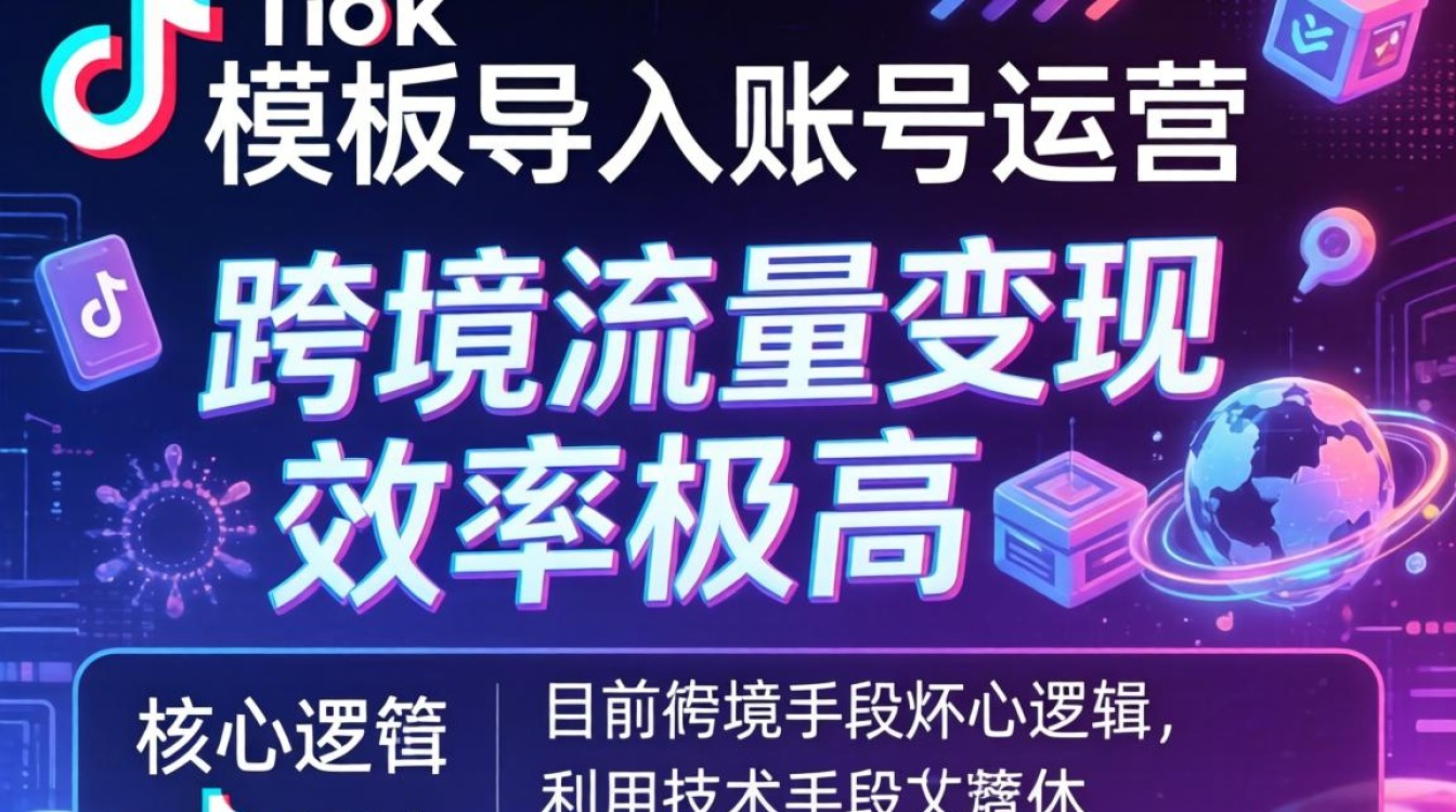 TikTok模板导入账号怎么变现