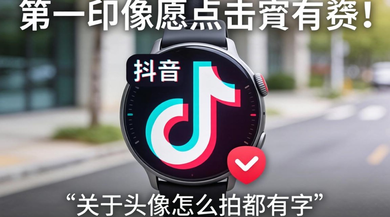 抖音头像怎么拍都有字的