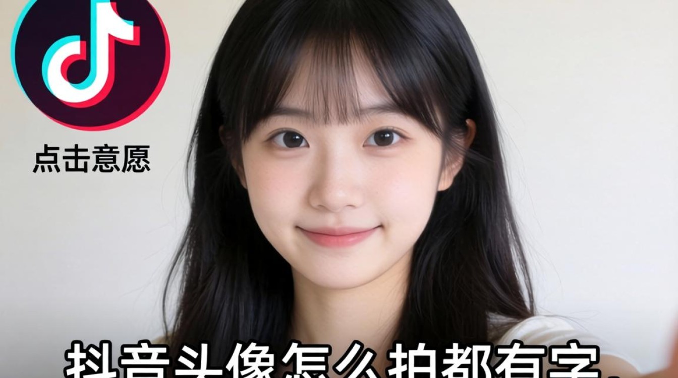 抖音头像怎么拍都有字的