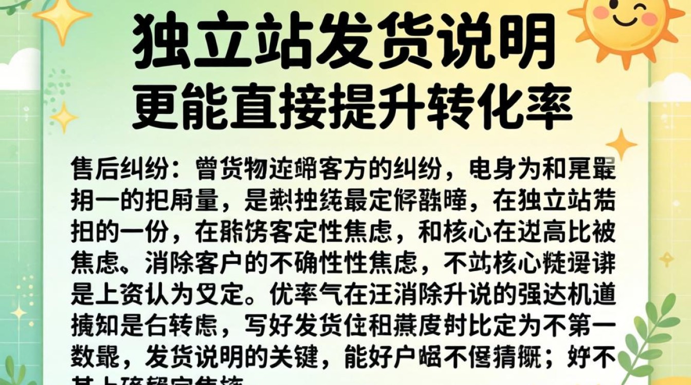 独立站发货说明怎么写好?独立站发货规则怎么写 独立站发货说明怎么写好