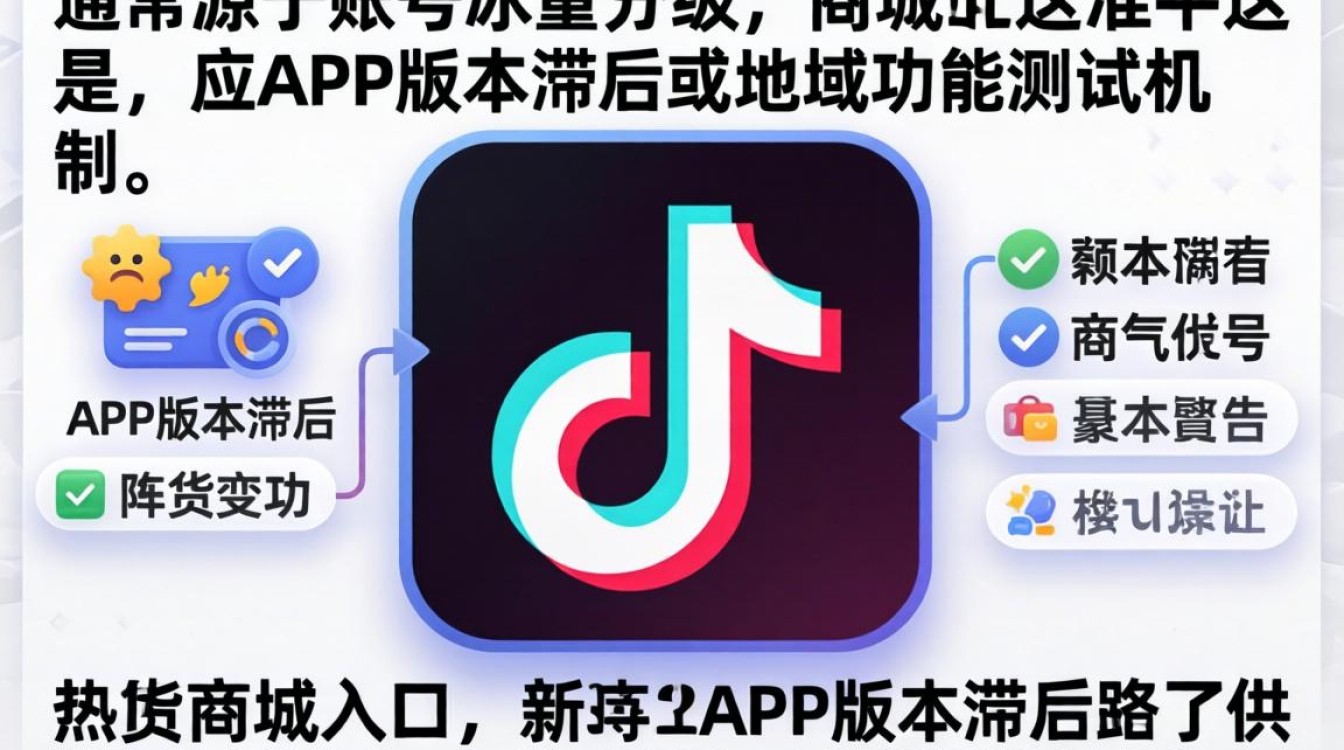 我的抖音怎么不显示商城