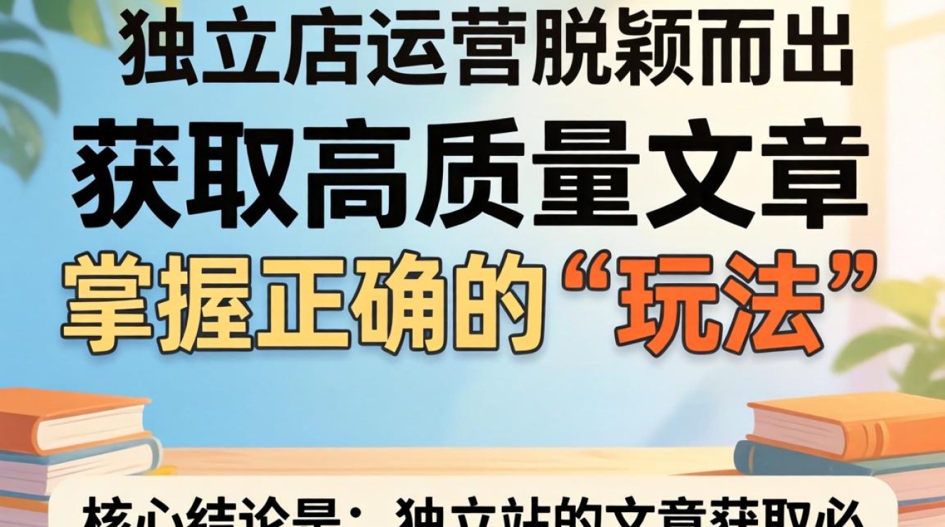 独立站的文章怎么获得?独立站新手怎么玩? 独立站的文章怎么获得