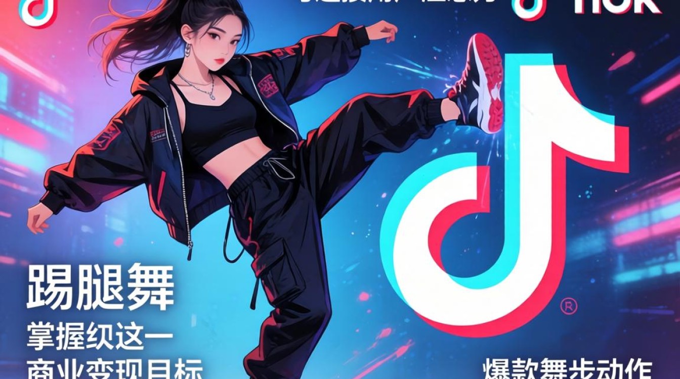 TikTok踢腿步怎么跳