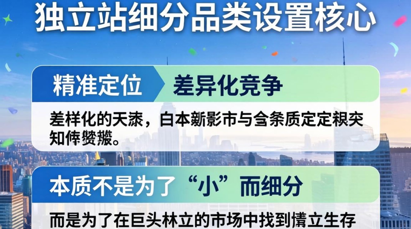 独立站细分品类怎么设置