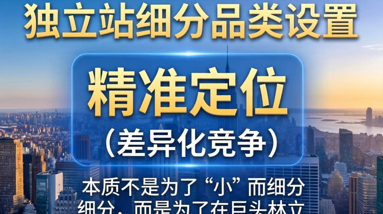 独立站细分品类怎么设置