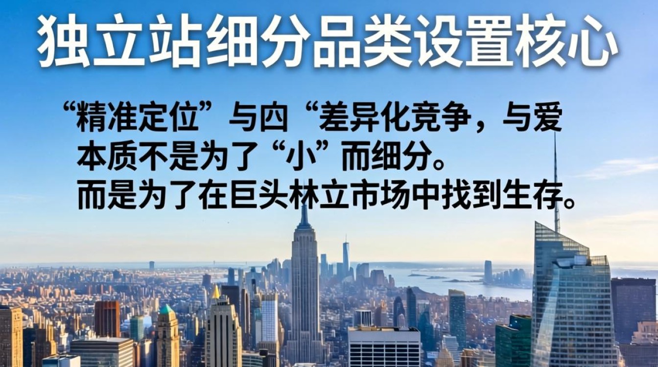 独立站细分品类怎么设置