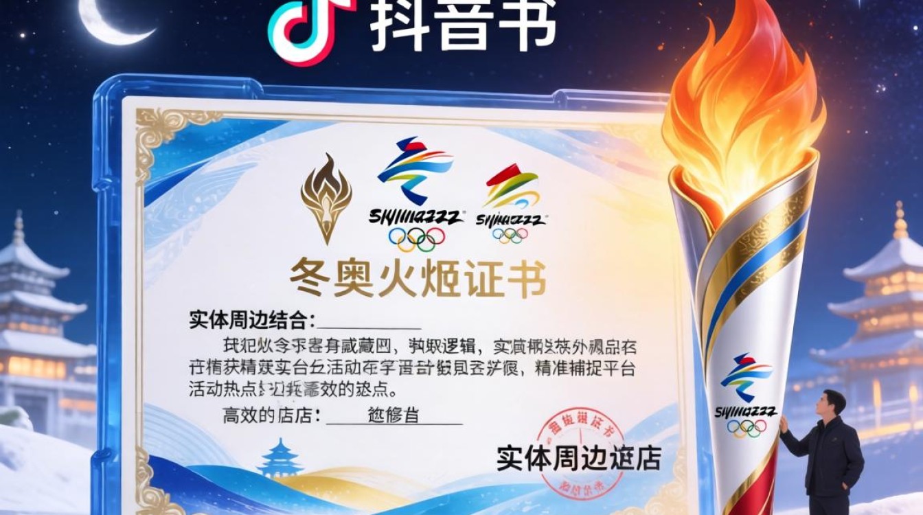 抖音冬奥火炬证书怎么弄