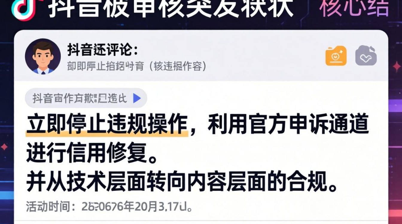抖音评论被审核怎么办