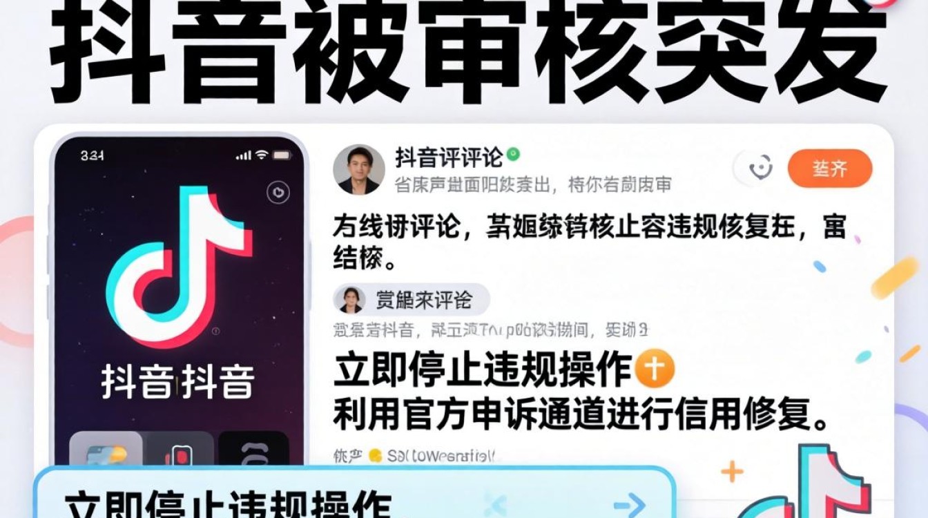 抖音评论被审核怎么办