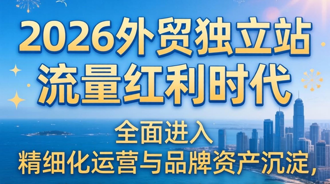 独立站怎么推广引流外贸?2026年发展趋势是什么 2026年发展趋势是什么