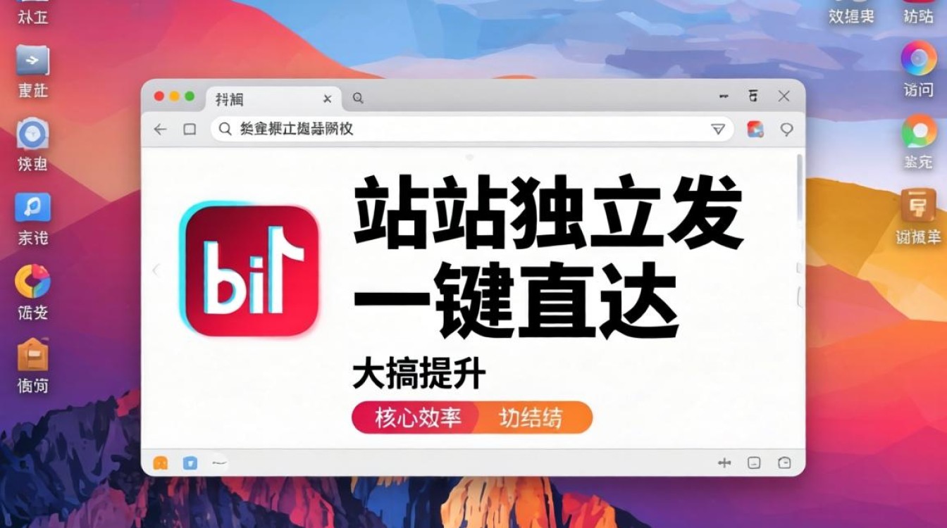 b站创建桌面快捷方式方法