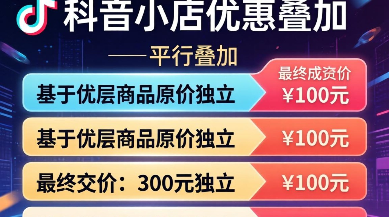 TikTok优惠叠加怎么计算