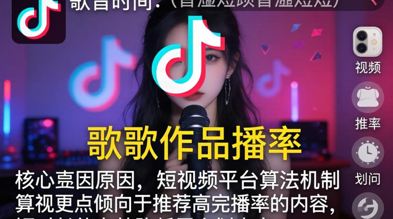 抖音K歌怎么配音这么短