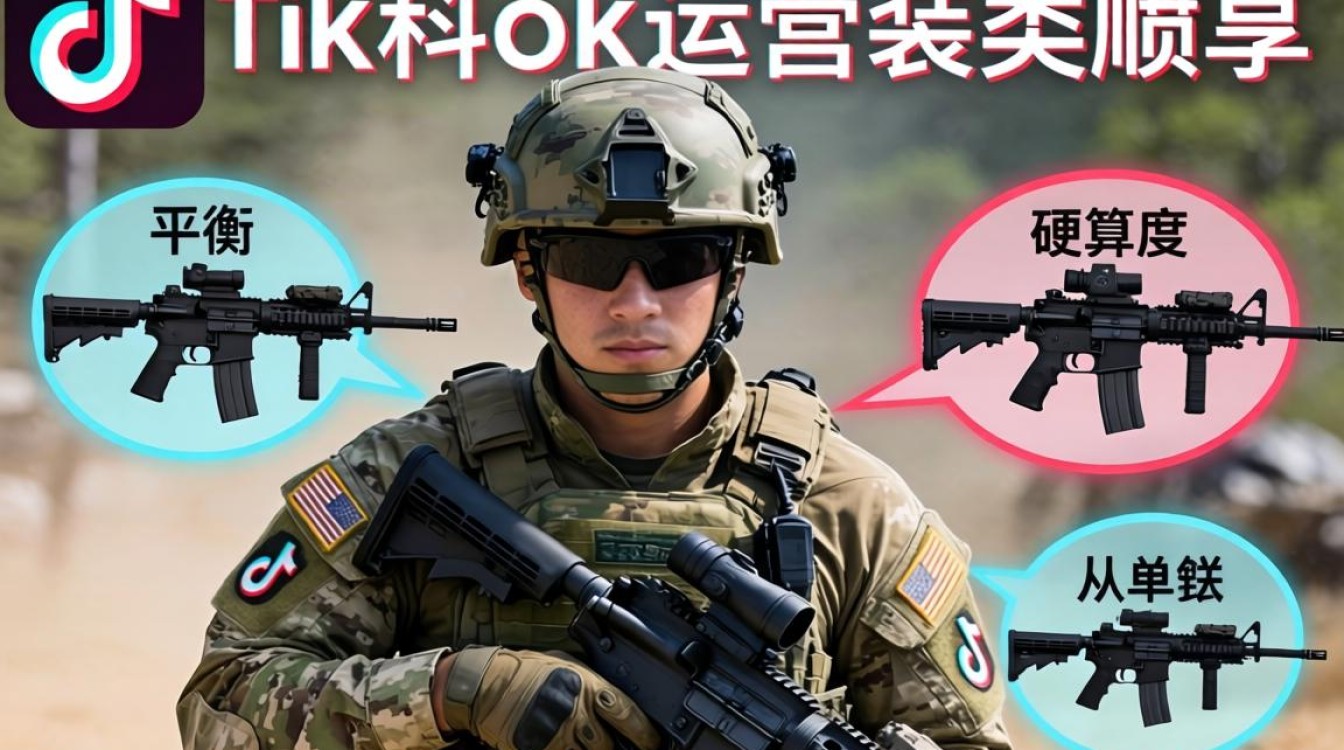 TikTok军队武器装备新手入门教程