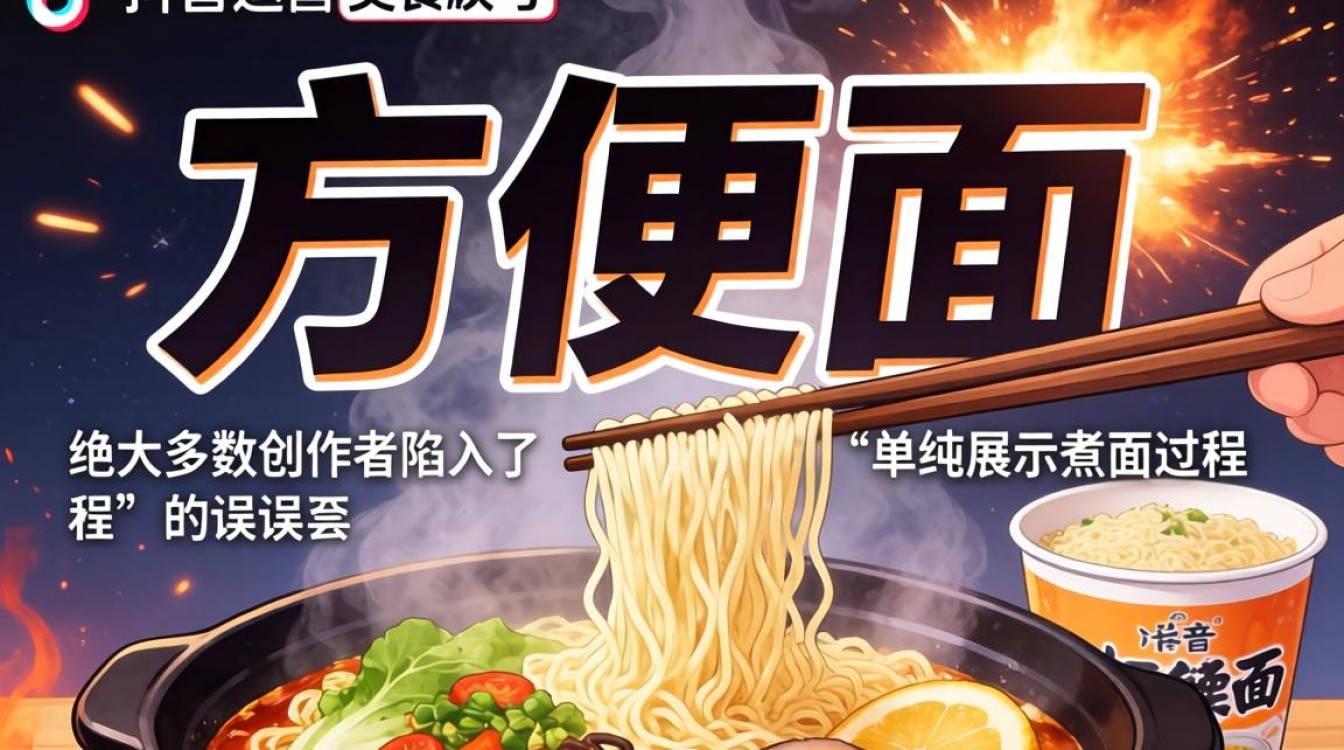 抖音方便面教程如何快速涨粉