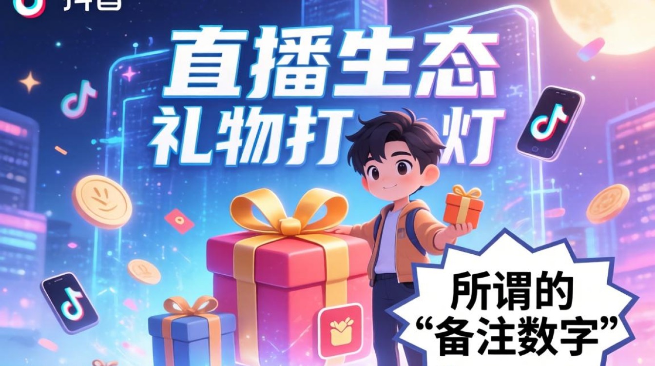 抖音送礼物怎么备注数字