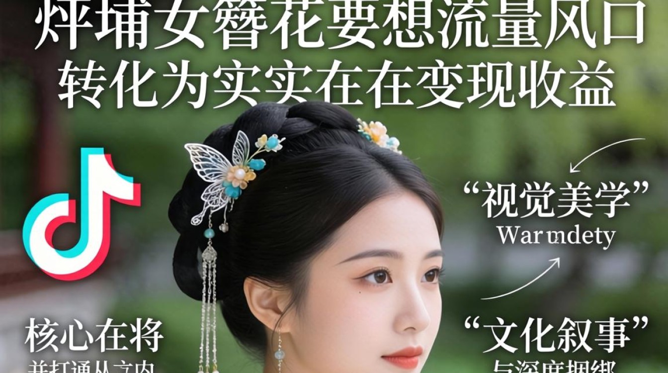 TikTok蟳埔女簪花怎么拍