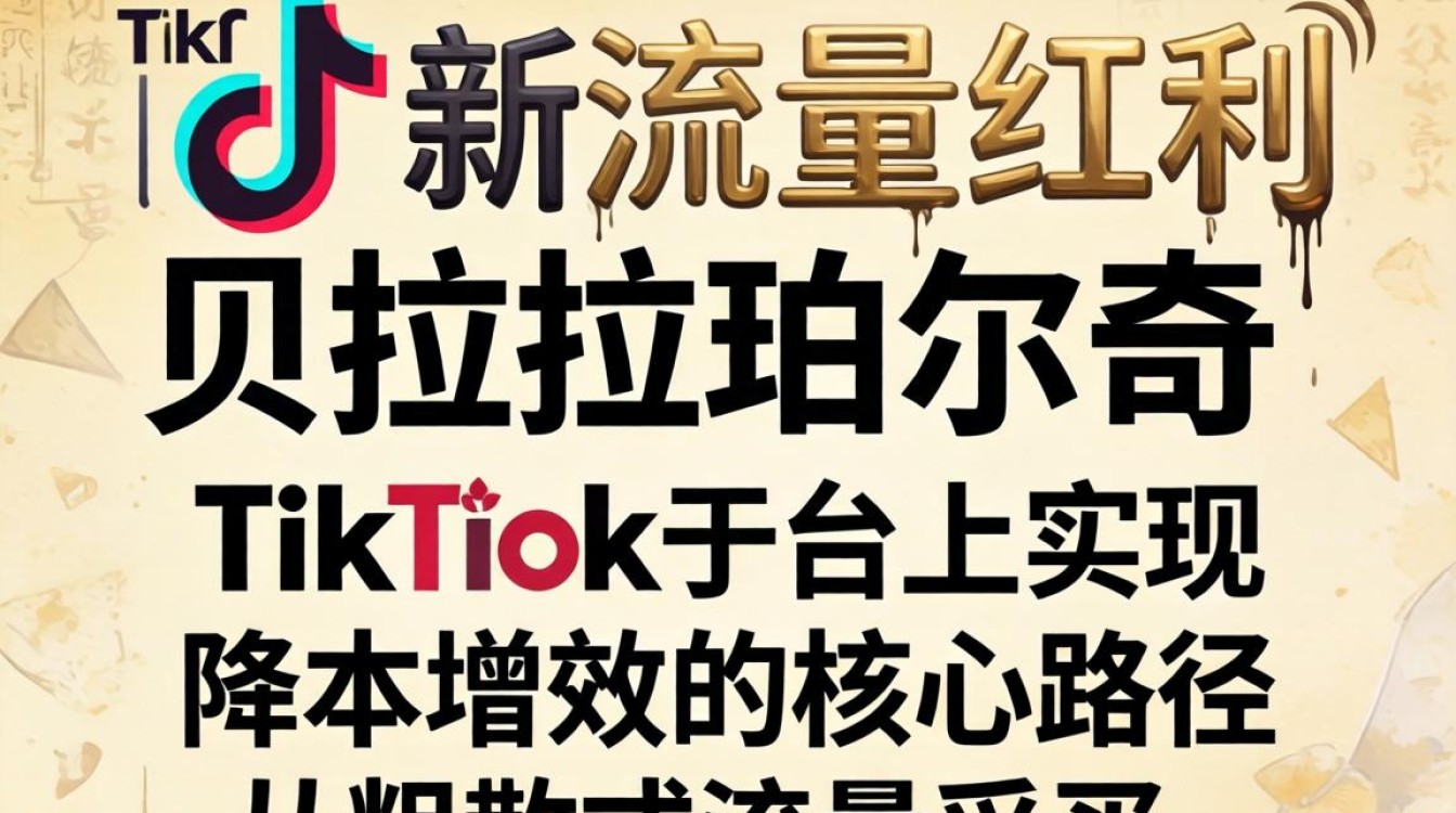 贝拉珀尔奇tiktok广告投放如何降低获客成本
