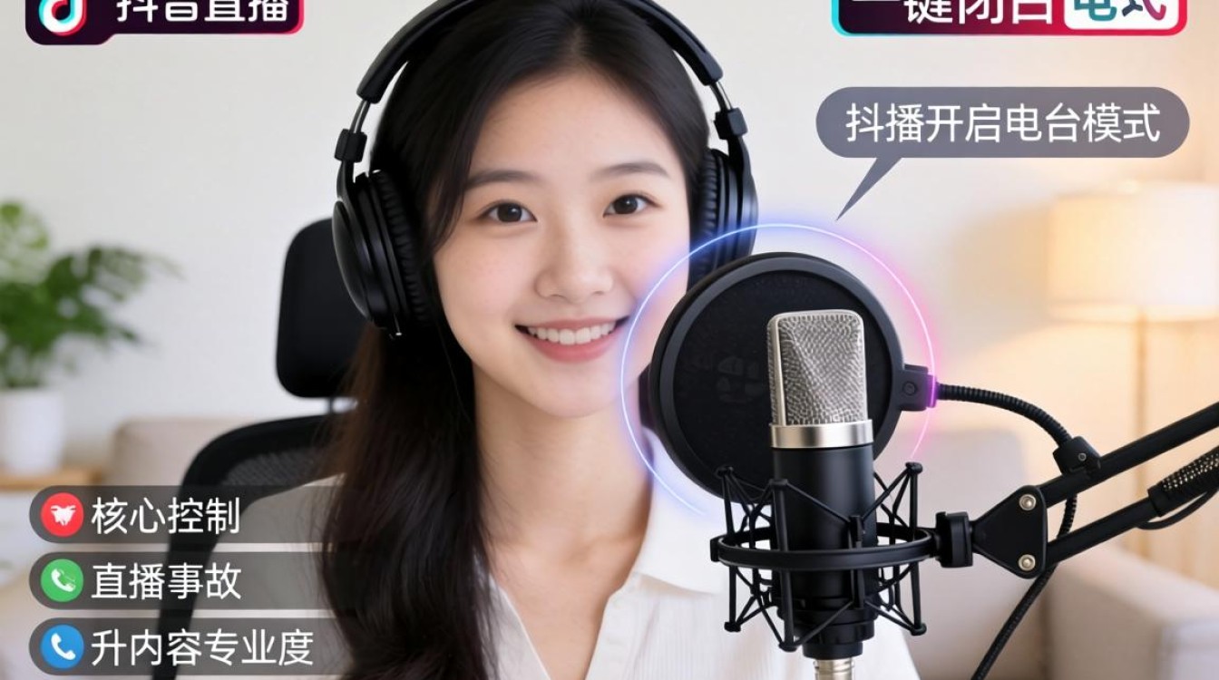 抖音直播电台模式怎么闭麦
