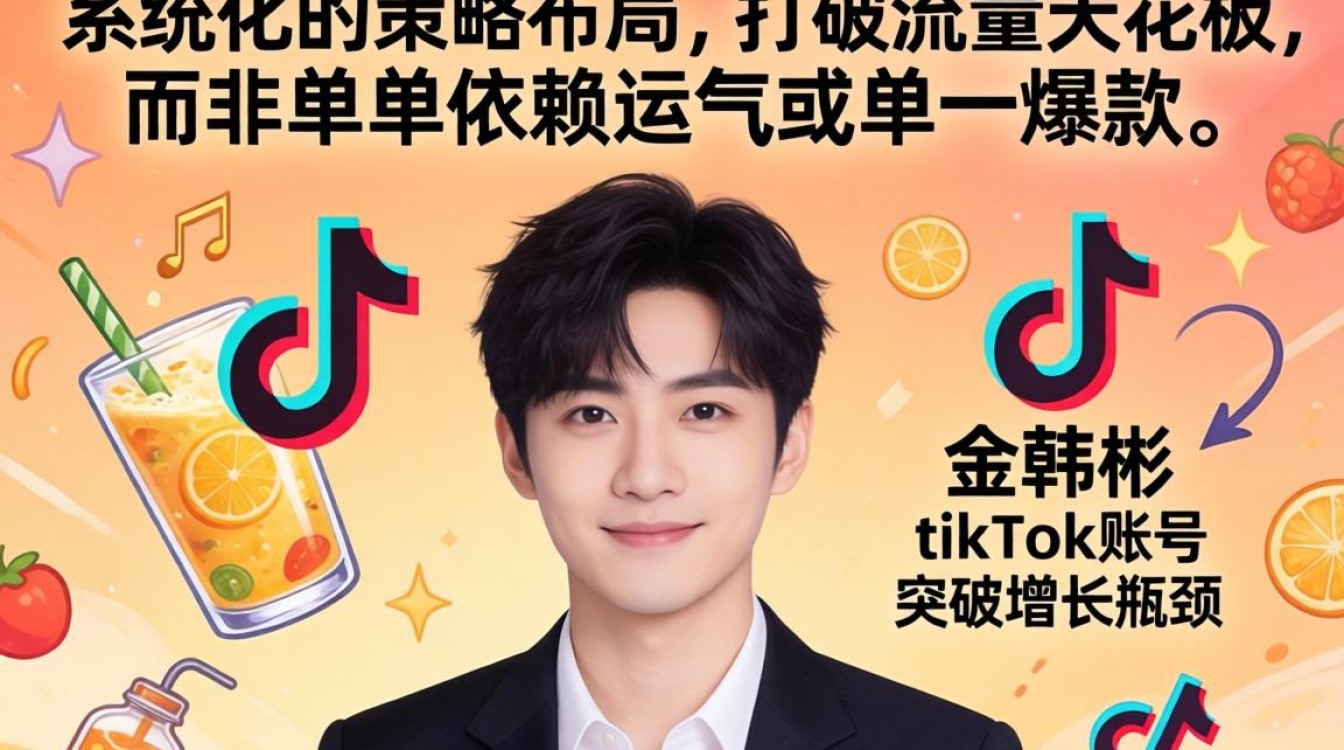 金韩彬tiktok账号如何突破增长瓶颈