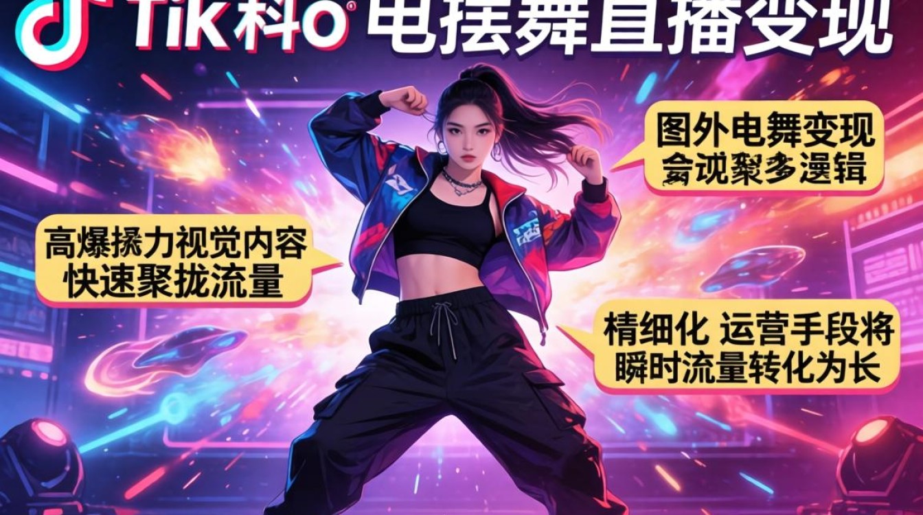 国外tiktok电摆舞直播变现怎么做