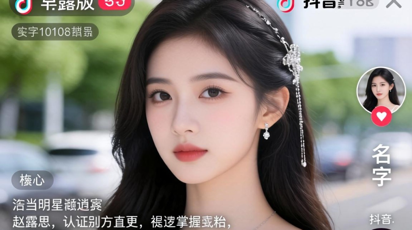 抖音赵露思tiktok名字是什么