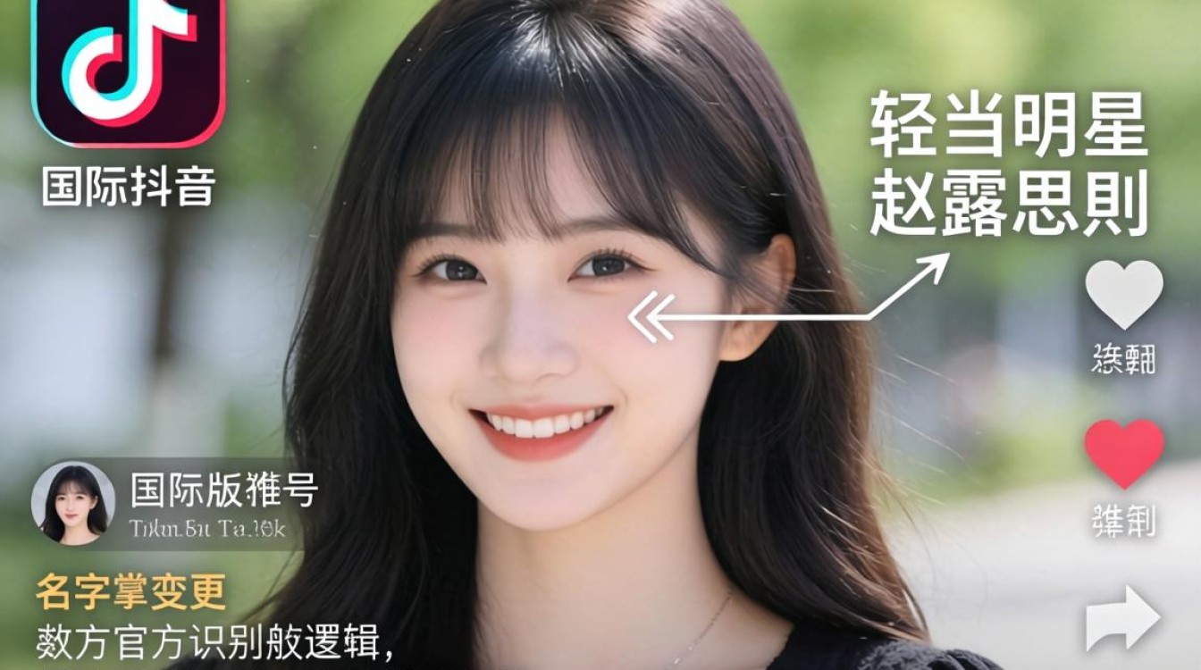 抖音赵露思tiktok名字是什么