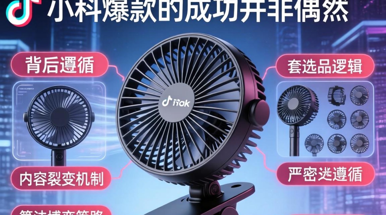 TikTok小风扇爆款怎么做