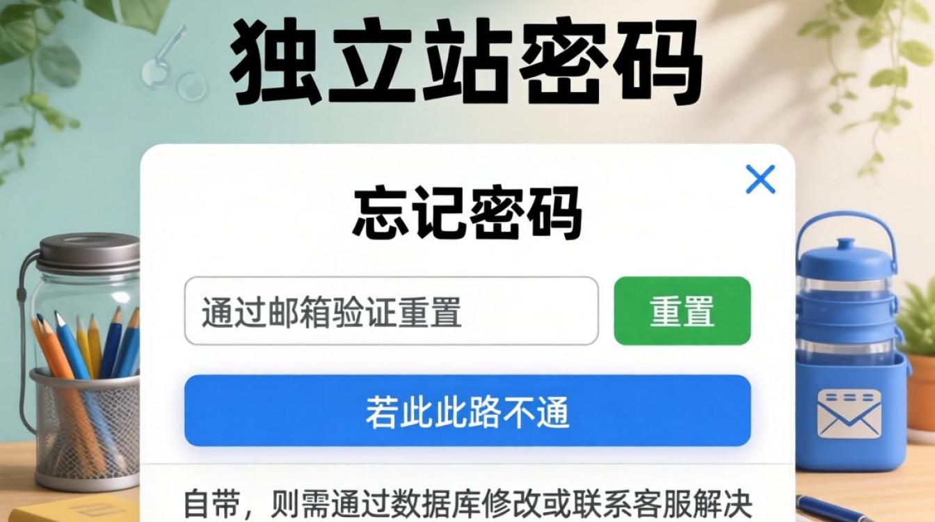 独立站密码忘记了怎么办