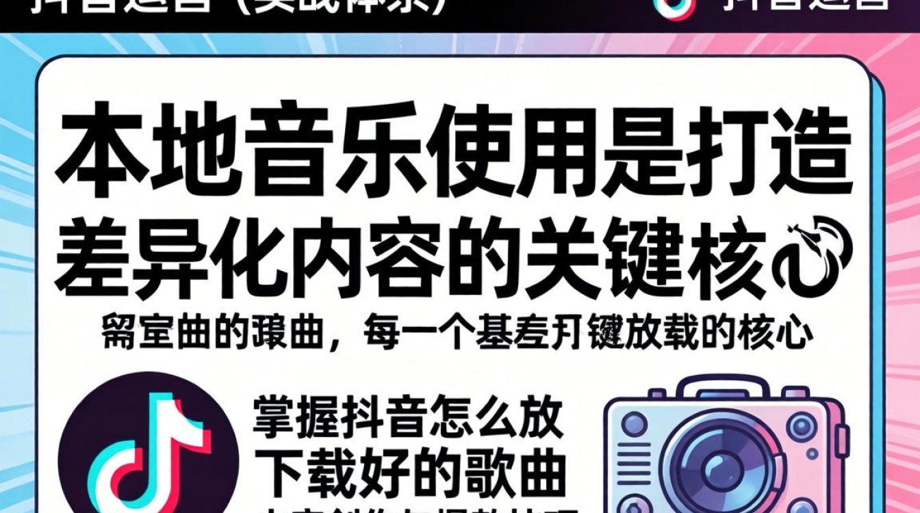 抖音怎么放下载好的歌曲