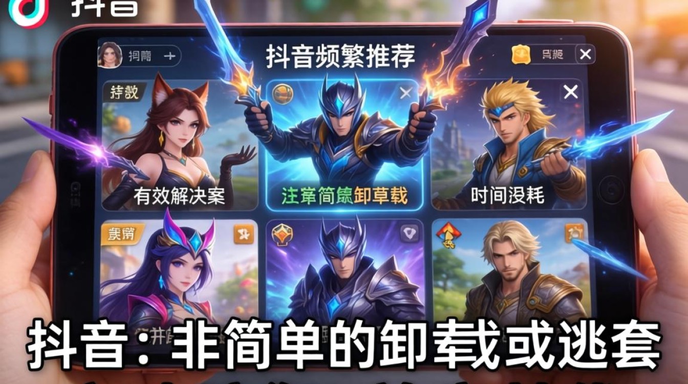 抖音总推荐游戏怎么办