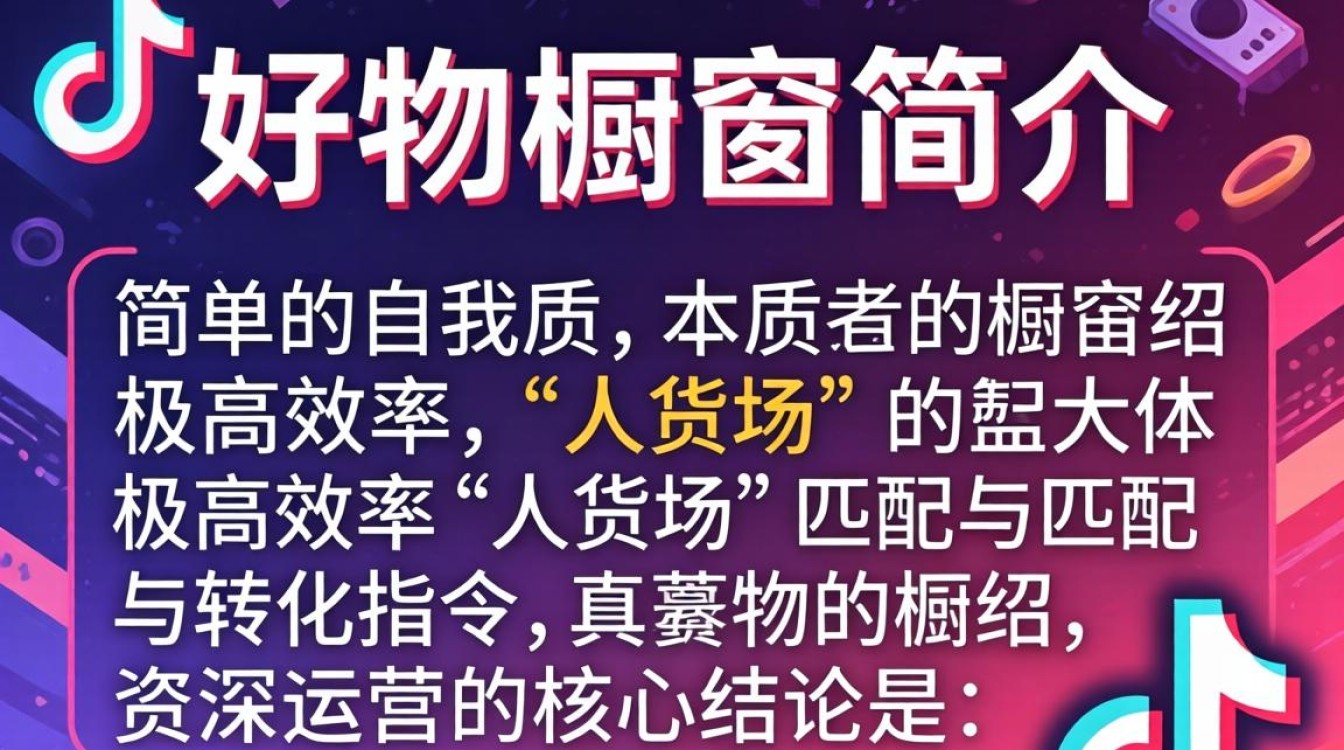 抖音橱窗简介怎么写吸引人