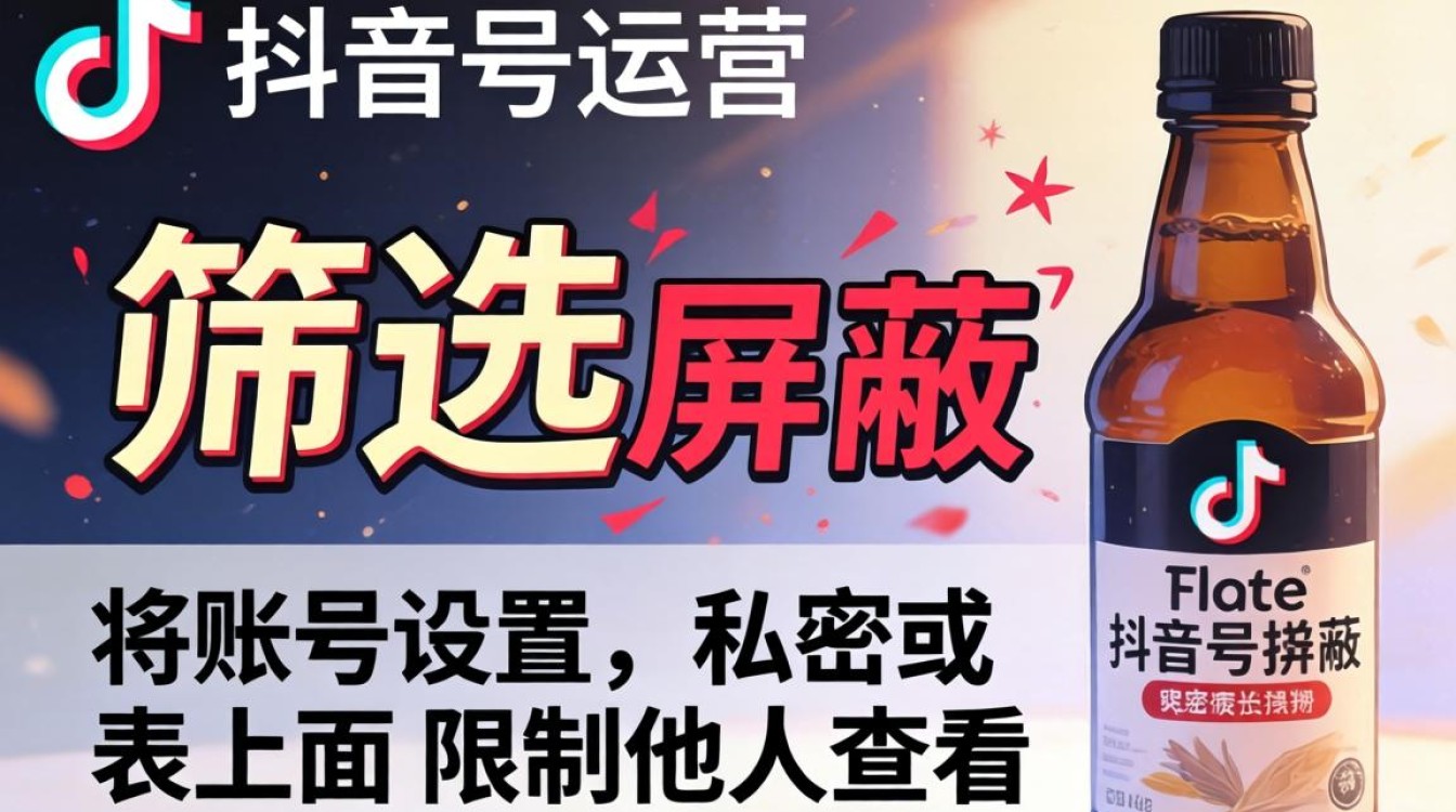 怎么让你抖音不让别人看