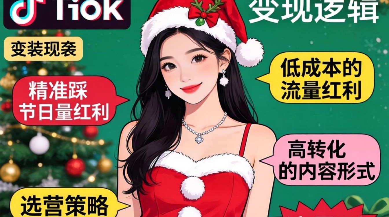 TikTok圣诞服变装如何变现