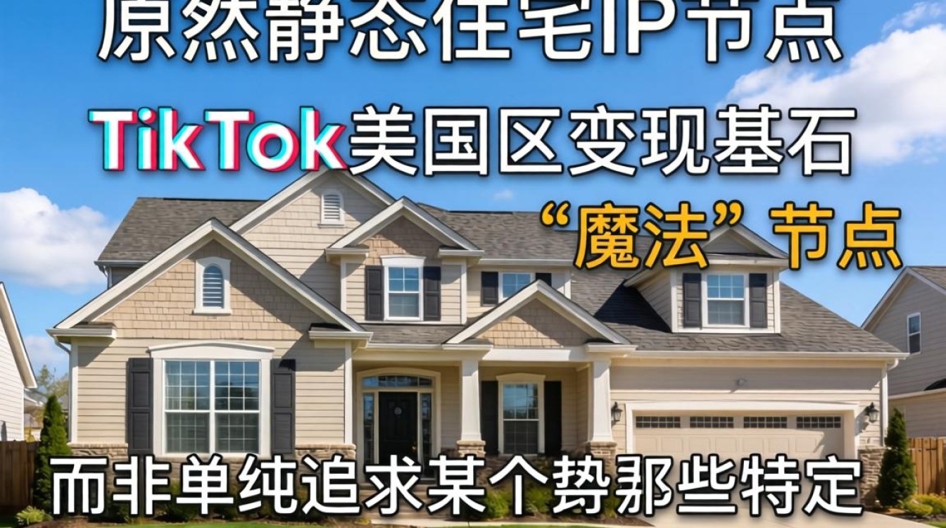 TikTok用那个美国节点?美国节点变现技巧月入过万 TikTok用那个美国节点