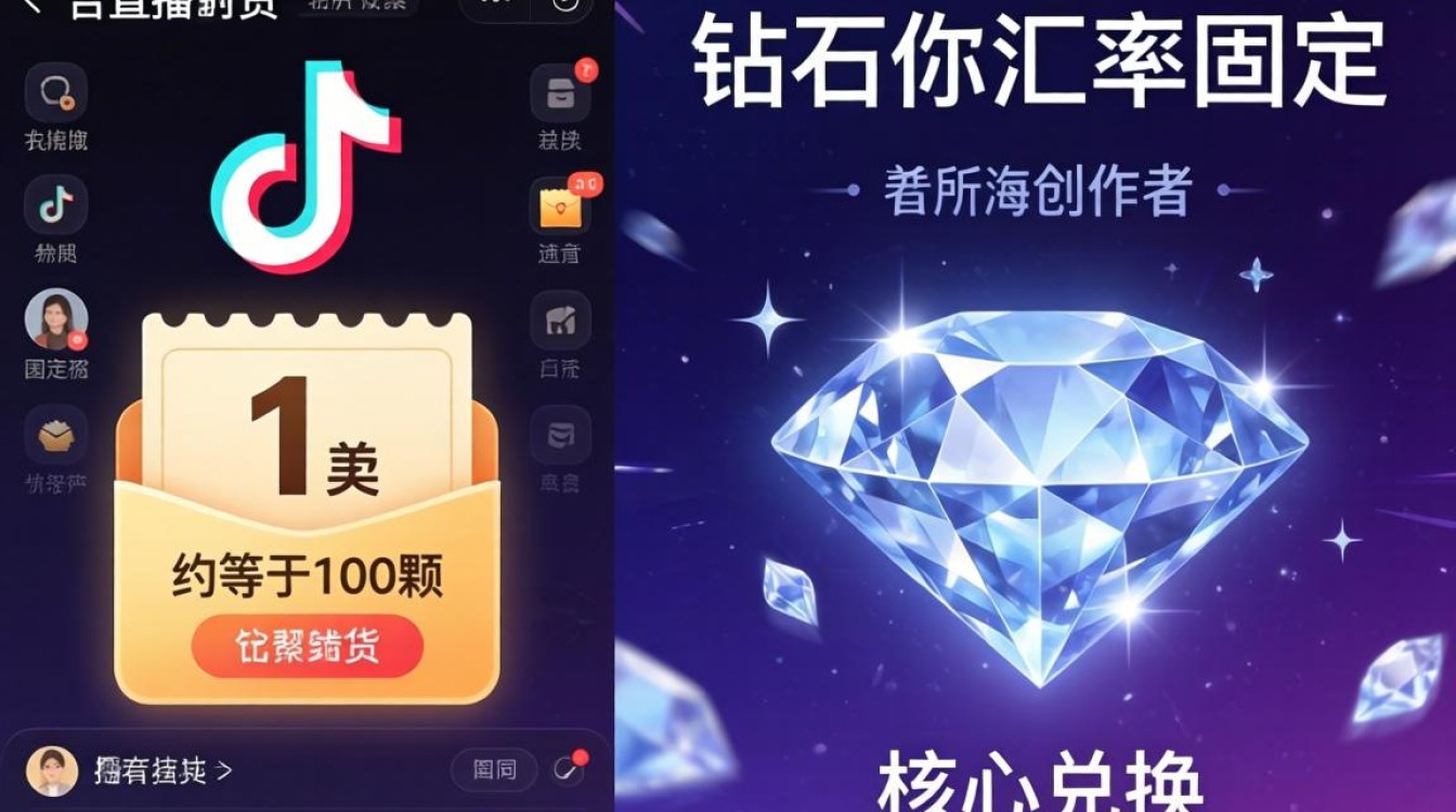 TikTok 1美元多少钻石