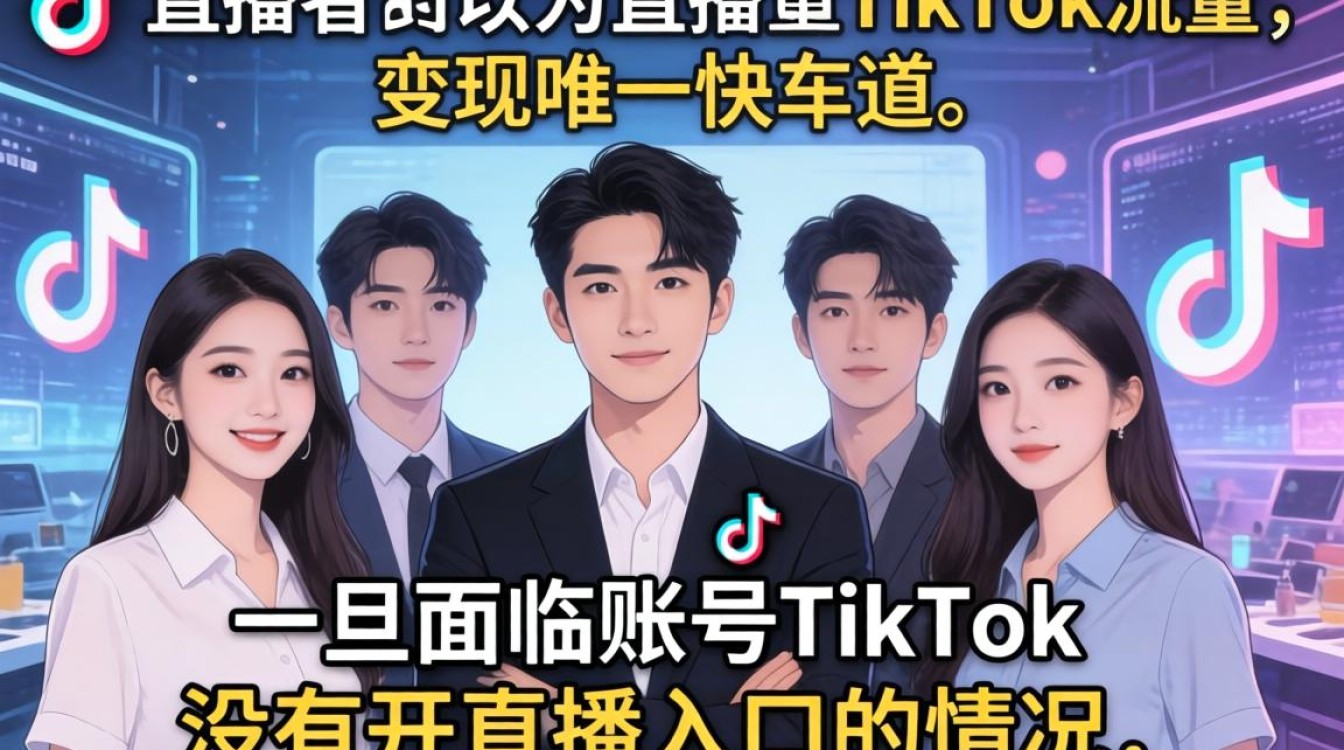 TikTok没有开直播入口怎么办