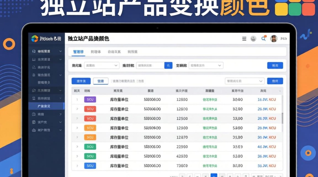 独立站产品怎么变换颜色