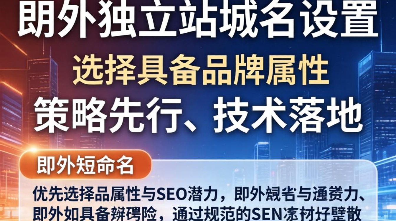 外网独立站域名怎么设置